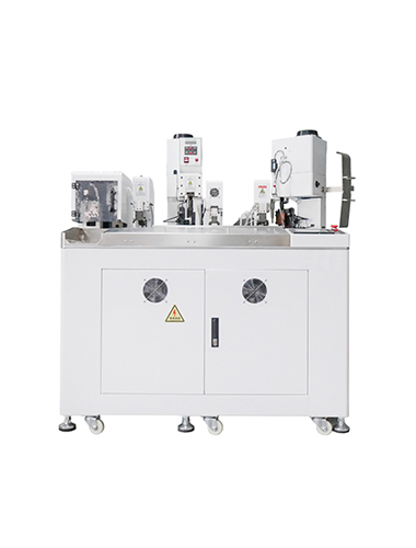 Fully automatic shrink tube heating wire terminal crimping machine
